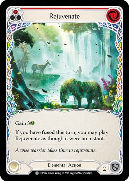 Rejuvenate (Red), Tales of Aria ELE106