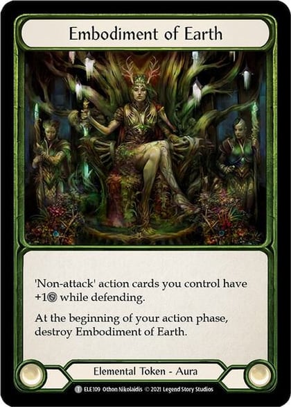 Embodiment of Earth // Embodiment of Lightning, Tales of Aria ELE109 // ELE110
