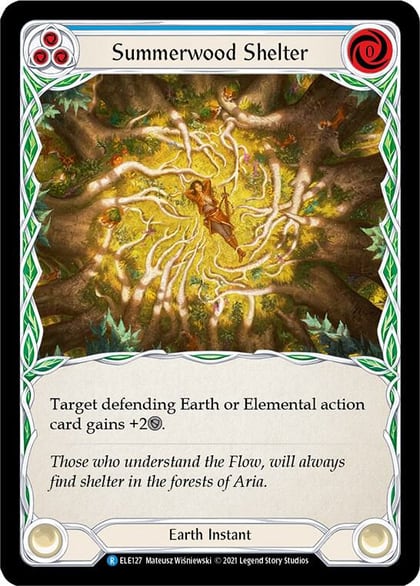 Summerwood Shelter (Blue), Tales of Aria ELE127