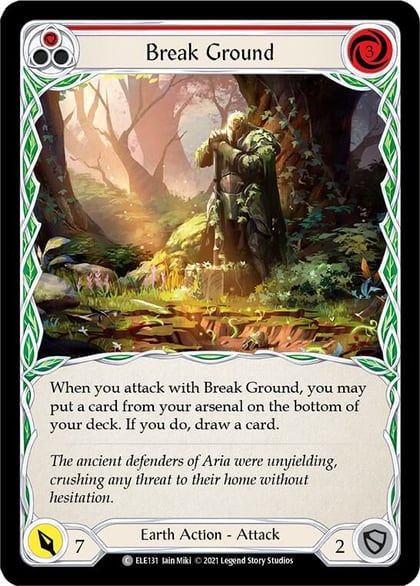 Break Ground (Red), Tales of Aria ELE131