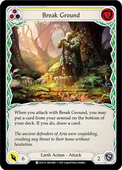 Break Ground (Yellow), Tales of Aria ELE132
