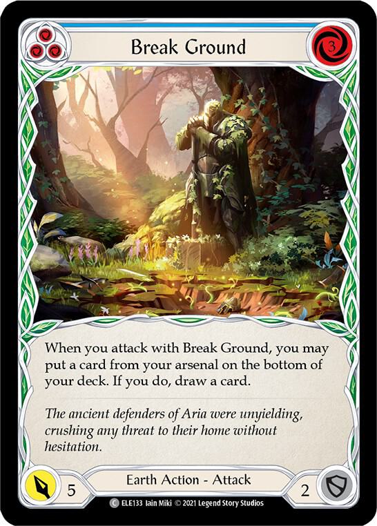 Break Ground (Blue), Tales of Aria ELE133