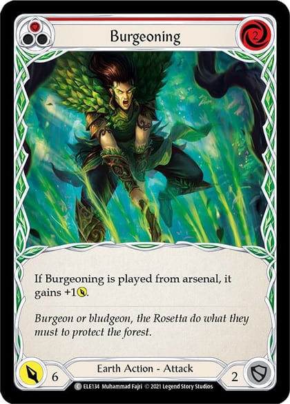 Burgeoning (Red), Tales of Aria ELE134