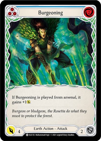 Burgeoning (Blue), Tales of Aria ELE136