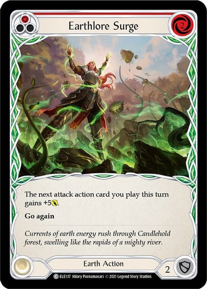 Earthlore Surge (Red), Tales of Aria ELE137