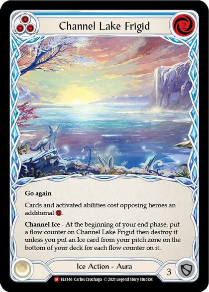 Channel Lake Frigid (Alternate Art), Tales of Aria ELE146