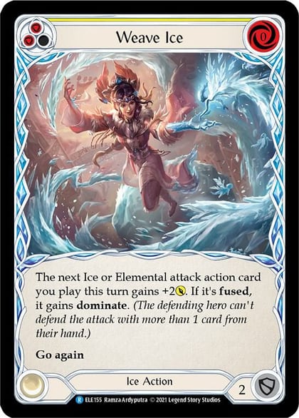 Weave Ice (Yellow), Tales of Aria ELE155
