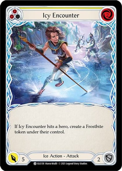 Icy Encounter (Yellow), Tales of Aria ELE158