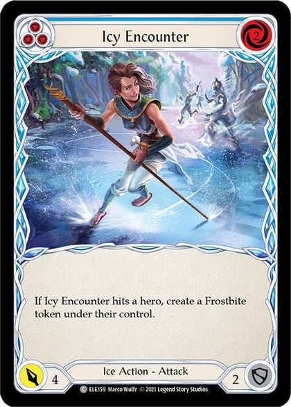 Icy Encounter (Blue), Tales of Aria ELE159