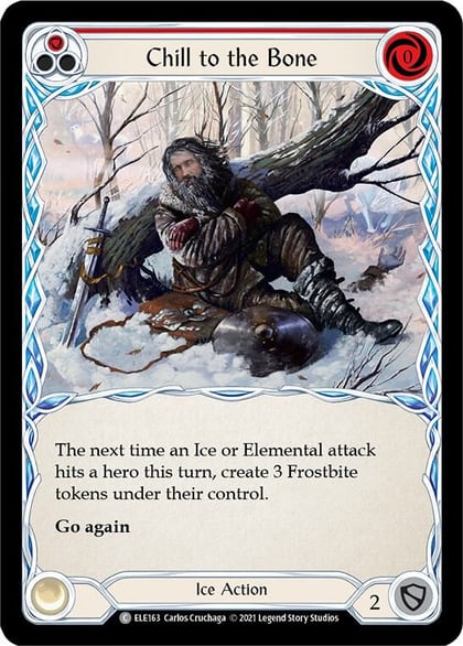 Chill to the Bone (Red), Tales of Aria ELE163