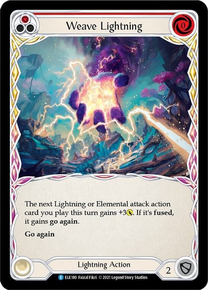 Weave Lightning (Red), Tales of Aria ELE180