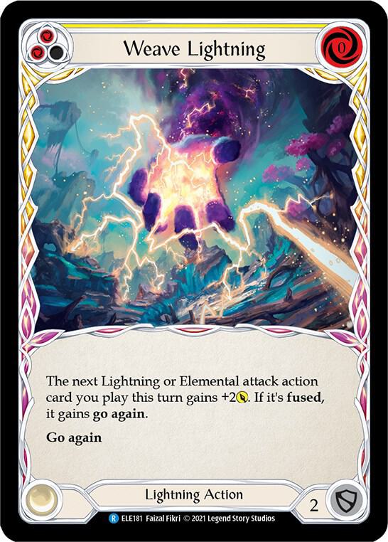 Weave Lightning (Yellow), Tales of Aria ELE181