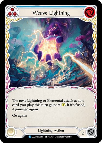 Weave Lightning (Blue), Tales of Aria ELE182