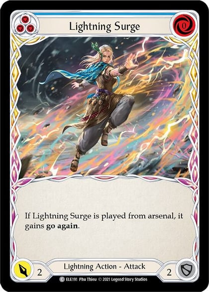 Lightning Surge (Blue), Tales of Aria ELE191