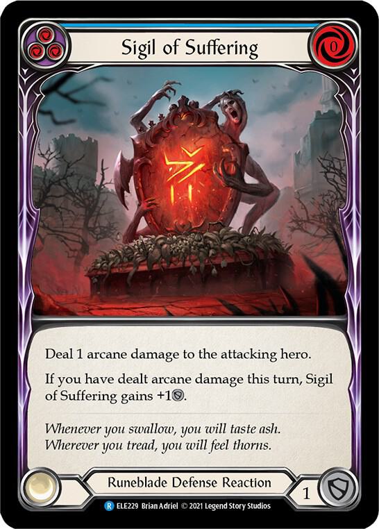 Sigil of Suffering (Blue), Tales of Aria ELE229
