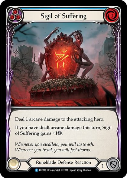 Sigil of Suffering (Blue), Tales of Aria ELE229