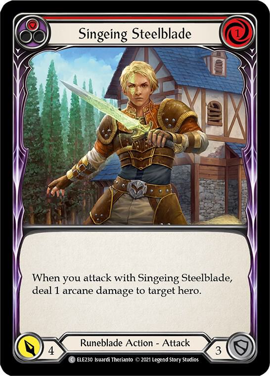 Singeing Steelblade (Red), Tales of Aria ELE230