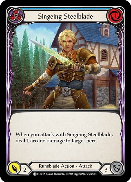 Singeing Steelblade (Blue), Tales of Aria ELE232