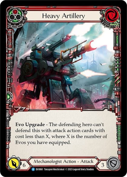 Heavy Artillery (Red), Bright Lights EVO061