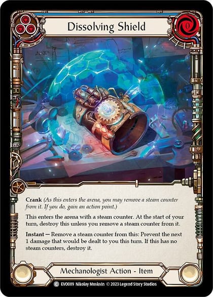 Dissolving Shield (Blue), Bright Lights EVO089