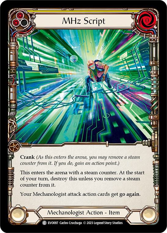 MHz Script, Bright Lights EVO097