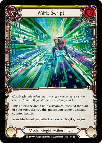 MHz Script, Bright Lights EVO097