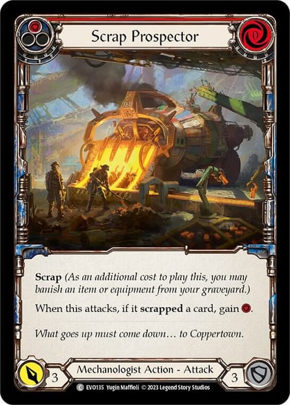 Scrap Prospector (Red), Bright Lights EVO135