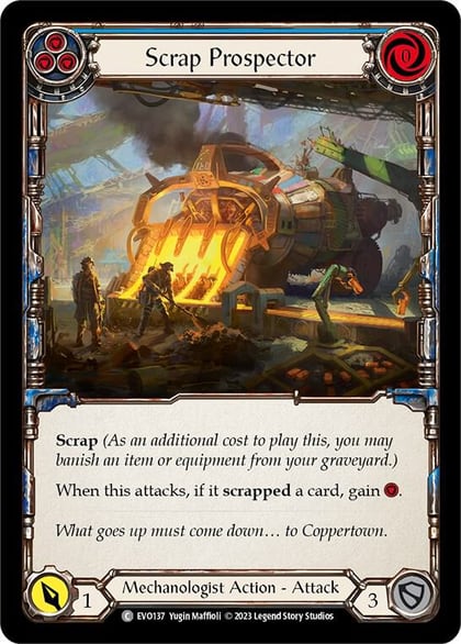 Scrap Prospector (Blue), Bright Lights EVO137