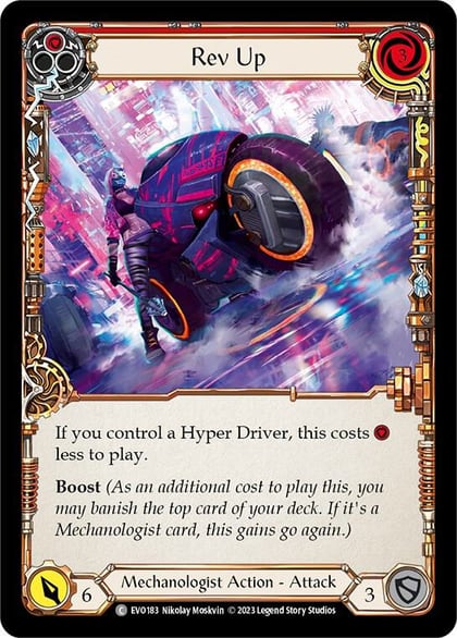 Rev Up (Red), Bright Lights EVO183