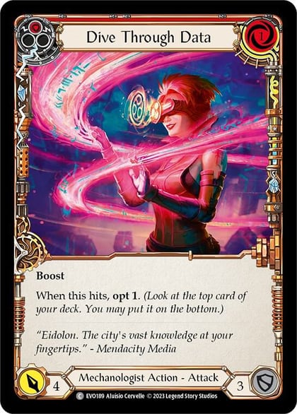 Dive Through Data (Red), Bright Lights EVO189
