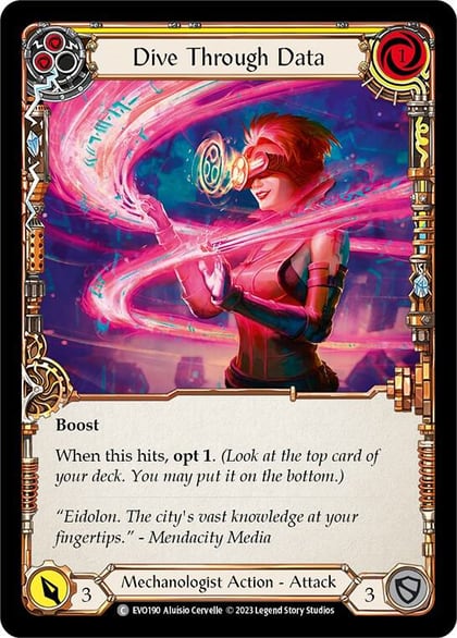 Dive Through Data (Yellow), Bright Lights EVO190