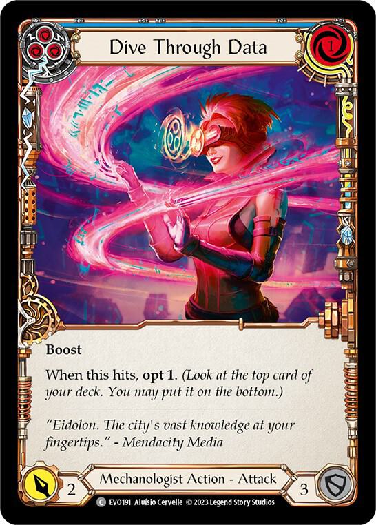 Dive Through Data (Blue), Bright Lights EVO191