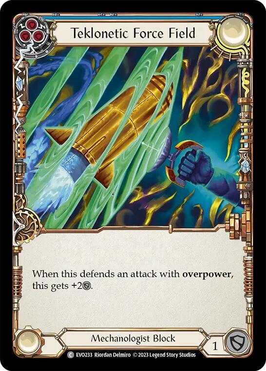 Teklonetic Force Field (Blue), Bright Lights EVO233