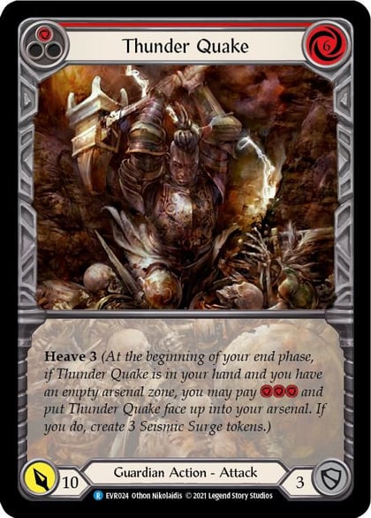 Thunder Quake (Red) (Extended Art), Everfest EVR024