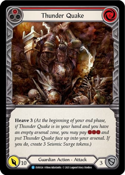 Thunder Quake (Red), Everfest EVR024