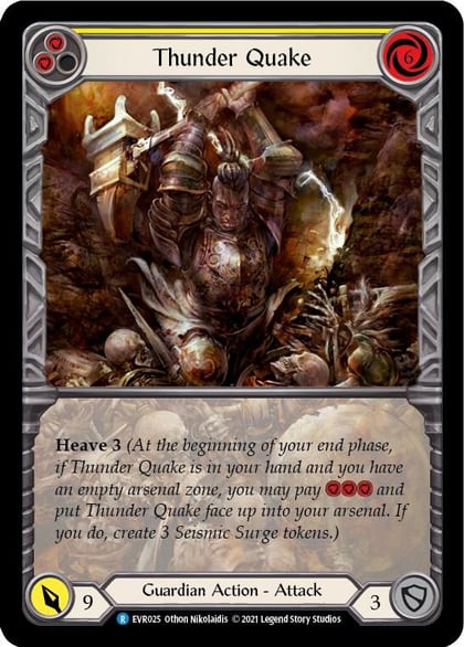 Thunder Quake (Yellow) (Extended Art), Everfest EVR025