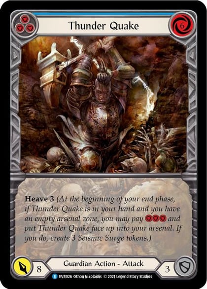Thunder Quake (Blue) (Extended Art), Everfest EVR026