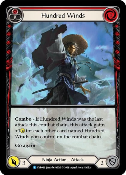 Hundred Winds (Red) (Extended Art), Everfest EVR041