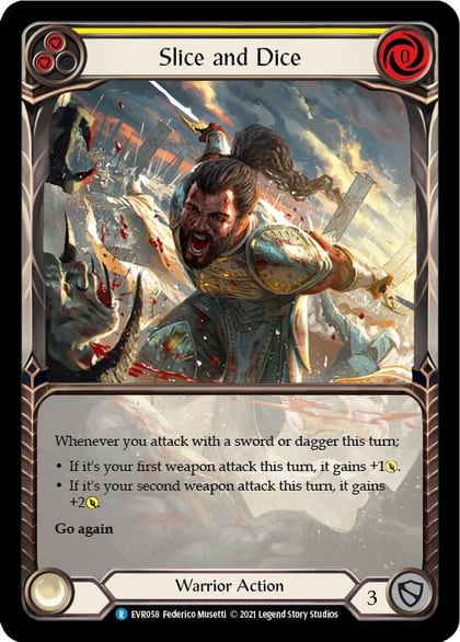 Slice and Dice (Yellow) (Extended Art), Everfest EVR058