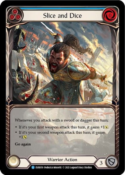 Slice and Dice (Blue) (Extended Art), Everfest EVR059
