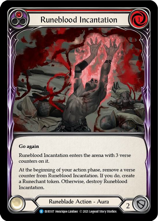Runeblood Incantation (Red), Everfest EVR107