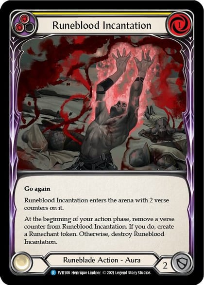 Runeblood Incantation (Yellow), Everfest EVR108