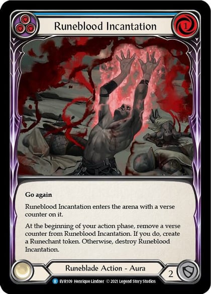 Runeblood Incantation (Blue), Everfest EVR109