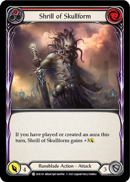 Shrill of Skullform (Red), Everfest EVR116