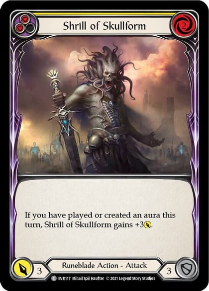 Shrill of Skullform (Yellow), Everfest EVR117