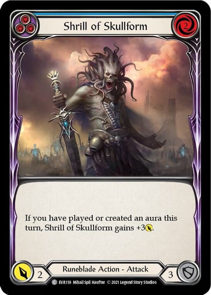 Shrill of Skullform (Blue), Everfest EVR118