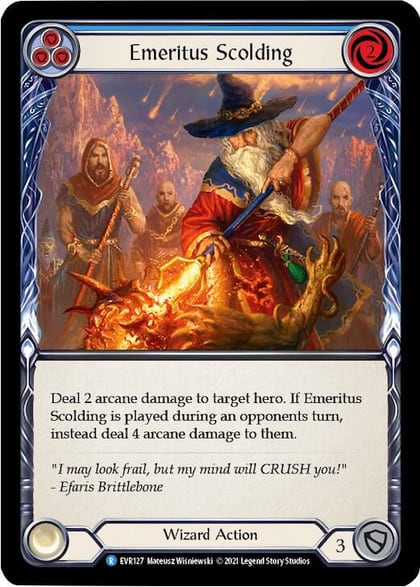 Emeritus Scolding (Blue), Everfest EVR127