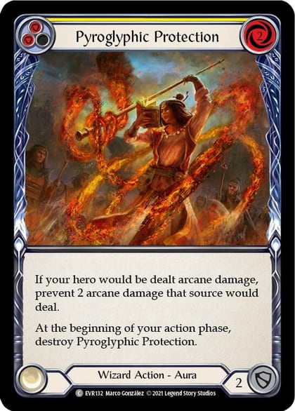 Pyroglyphic Protection (Yellow), Everfest EVR132