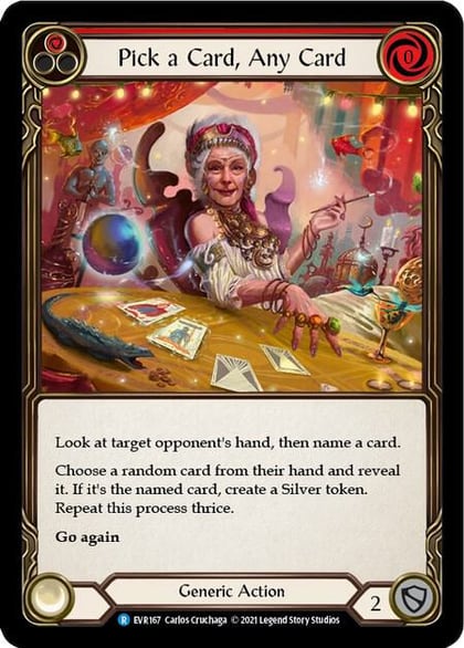 Pick a Card, Any Card (Red), Everfest EVR167