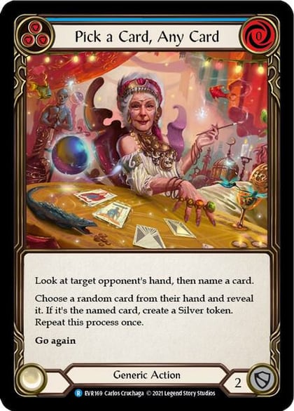 Pick a Card, Any Card (Blue), Everfest EVR169